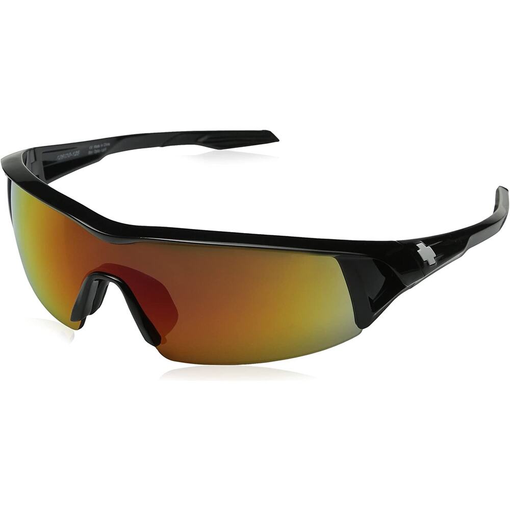 Spy Optic Men's Screw Under Sunglasses in Black/Bronze Red Spectra Lens